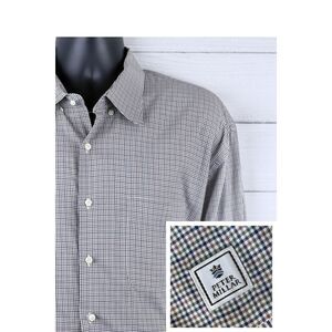 Peter Millar Check Button Up Large Casual Shirt